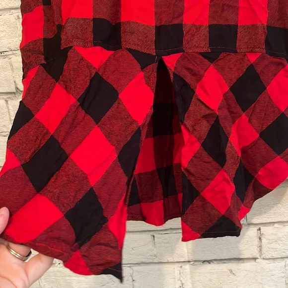 Women’s Lucky Brand Buffalo plaid flannel style top S - Picture 3 of 5